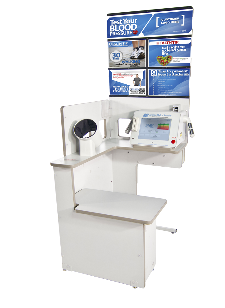 Professional Multiuser Kiosk Blood Pressure Monitor